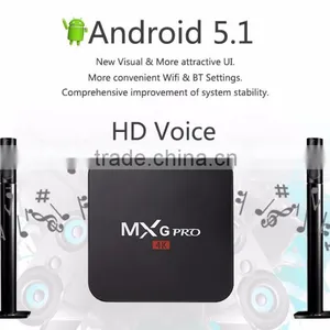 Best Price MXG Pro 4k Amlogic S905 Quad Core TV BOX Andorid 5.1 tv Box MxG thumbnail-3