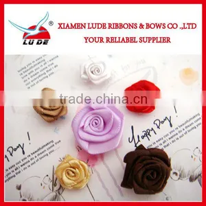 2015 Christmas Satin Ribbon Handmade Flowers for Decoration thumbnail-1