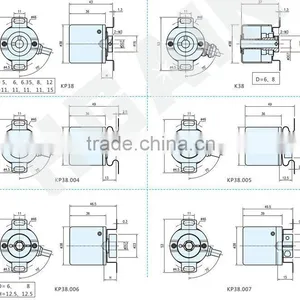 K38 Incremental Rotary Hollow Shaft Encoder thumbnail-2