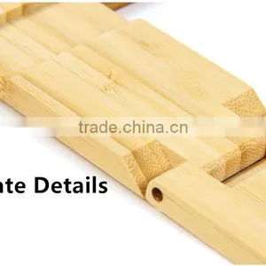 Wholesale Bamboo Mobile Phone Stand Wood Stand for IPad With 4 Hidden Slots thumbnail-4