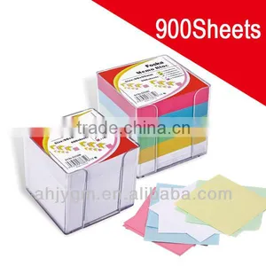 Hot Sale 900 Sheets Around White/Color Sticky Memo Pad/Block thumbnail-1