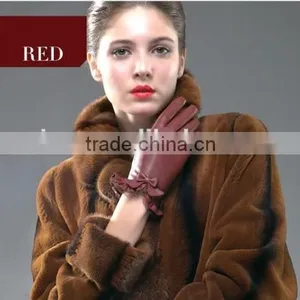 Hot Fashion Girls Leather Gloves First Grade Girls Leather Gloves thumbnail-5