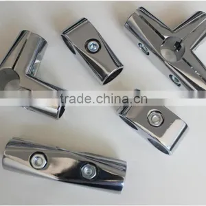 Pipe Fittings Aluminum Alloy 25mm Tube Connector for Round Tubes thumbnail-3