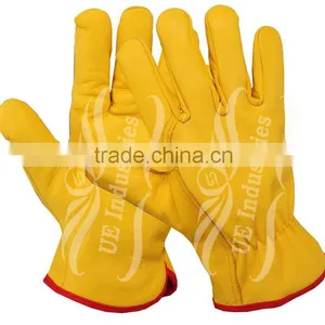 UEI-2709 Leather Driver Gloves , Driving Gloves , Car Driving Gloves , Safety Gloves , Leather Driving Gloves , Leather Gloves thumbnail-1