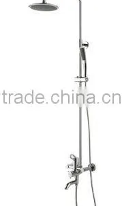 2013 Rain Shower Set Hand Shower Rainfall Slider Shower Set With Hand-held Shower Adjusting Aluminium Slide Rail thumbnail-1