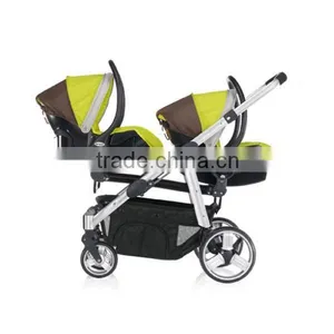 Light and Compact Twin Baby Stroller , Best Twin Baby Strollers Made in China 3 in 1 thumbnail-3