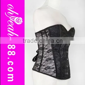 Good Quality Stocklot Hot Sale Black Sexy Fat Women Corset thumbnail-1