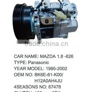 High Quality A/C Compressor For MAZDA 1BK6E-61-K00 ,H12A0AH4JU thumbnail-1