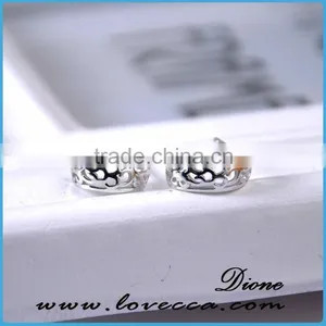 Free Shipment Women Pure Silver Leaf Earring Setting Wholesale Factory Supplier thumbnail-6