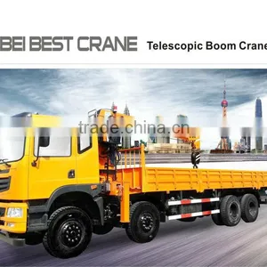 18 Ton Truck Mounted Crane SQ18S5 on Sale 450 Kn.m at 2.5 m Crane Truck High Quality Truck Crane thumbnail-6