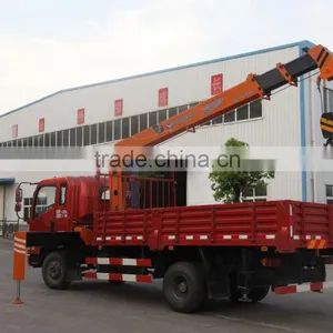 5 Ton Truck Mounted Crane SQ5S3 High Quality 125Kn.m at 2.5 m Crane Truck on Sale Truck Crane thumbnail-6