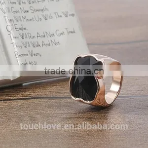 Touch Love Wholesale Fashion Rings Jewelry , Latest Rose Gold Bear Ring Designs ,Titanium Silver 316l Stainless Steel Rings thumbnail-1