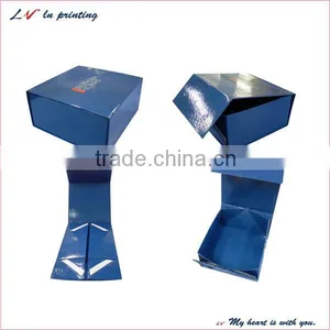 Custom Elegant Folding Box/ Collapsible Box/ Fold Clamshell Box With Glossy Surface in Shanghai thumbnail-1
