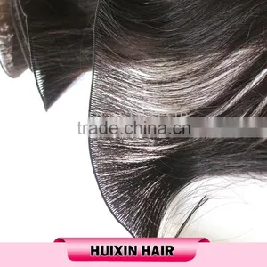 100% Mongolian Hair Human Hair Weaving, Top Quality Hand Tied Weft thumbnail-5