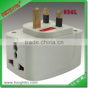 13A Multi Socket Adaptor With Light World Travel Adaptor Socket thumbnail-3