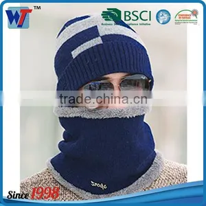 Neck Warmer Embroidery Men Dad Cap Knitted Beanie Hats thumbnail-2