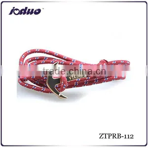 Wholesale Survival Golden Anchor Design Paracute Bracelet thumbnail-1