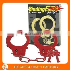 Hot Sales Hen Night Party Adult Red Sex Handcuffs thumbnail-1