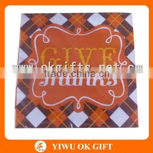Hot Sales Restaurant Color Printed Napkin Paper, Color Tissue thumbnail-2