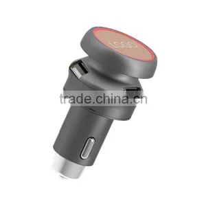 3 USB Ports QC 2.0 Car Charger With LED Light and Big Customized Logo thumbnail-3