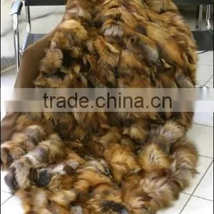 Whoilesale Genuine Fox Fur Blanket thumbnail-3