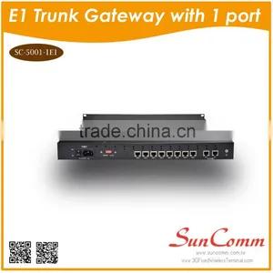 SC-5001-1E1 Best Product Trunk Voip Gateway With 1 Port Support H.323/SIP Protocol thumbnail-1