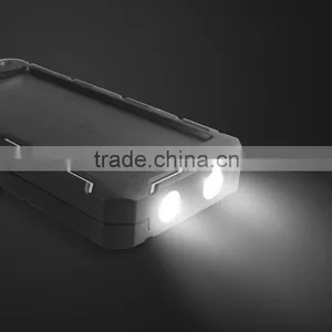 Waterproof 15000mah Universal Solar Power Bank Cell Phone Charger 5v 2a for Laptop thumbnail-3
