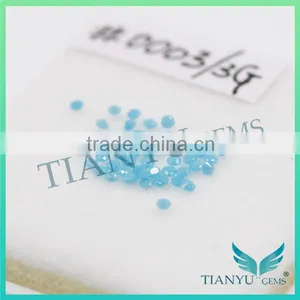 China Cheap Synthetic Gems for Jewelry #0003/3G Round Brilliant Cut Nano Sital Gemstones Price thumbnail-3