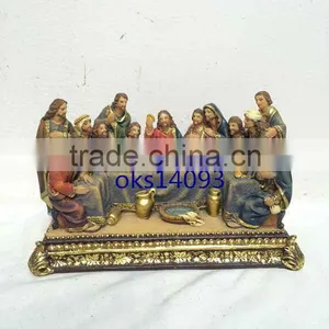 Poly Resin Last Supper Religious Figurines / Statues/ Home Craft/Figurine thumbnail-3