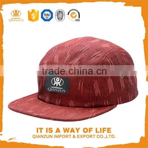 Structured 100 Cotton 5-Panel Hat Custom thumbnail-1