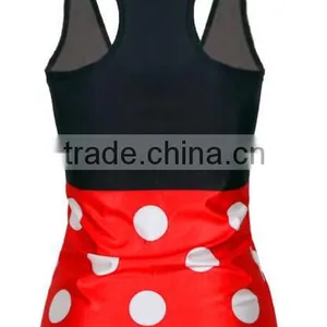 Wholesale Lovely Cat Printed White Tank Top for Women thumbnail-5