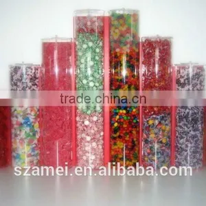 2017 Clear Cylinder Shape Acrylic Candy Display Case Tube thumbnail-1