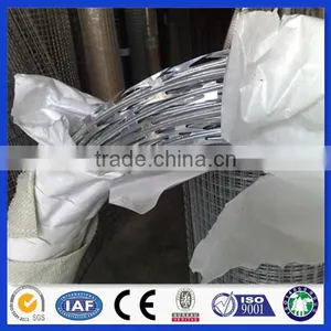Hot Dipped Galvanized BTO-22 Coiled Razor Barbed Wire thumbnail-6