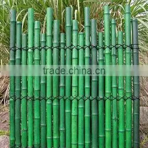 Dyed Half Pole Bamboo Screen thumbnail-1