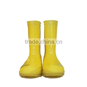 Colorful Transparent PVC Rain Boots For Kids thumbnail-3