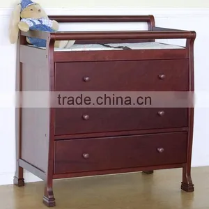 Classical Three Drawers Baby Change Table Baby Changing Table thumbnail-2