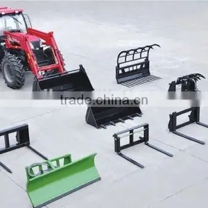 Top Quality EURO Style Tractor Use Hydraulic Operating Front End Loader With CE Cetification thumbnail-3