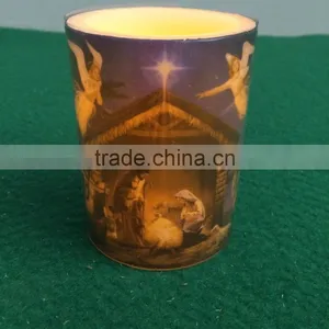 Christmas Led Candle Led Flameless Flicking Candle for Christmas Led Wax Candle LED Angel Candle Led Candle thumbnail-1
