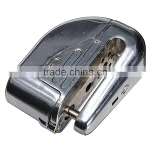 Chorme 6mm Security Motorcycle Motorbike Sturdy Wheel Disc Brake Lock Safety Alarm / Key thumbnail-3