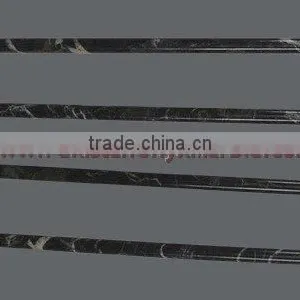 NATURAL BLACK AND GOLD (MICAEL ANGELO) MARBLE PENCIL MOLDING thumbnail-1