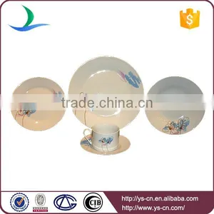 Hand Painted Fashional Disposable Tableware , Decal Printing Square Melamine Tableware thumbnail-1