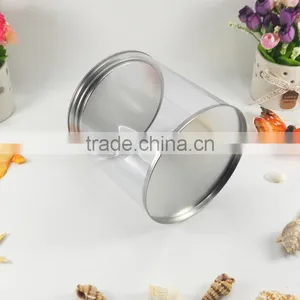 Clear Display Round Small Plastic Tin Boxes thumbnail-1