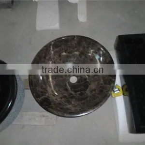 Spain Dark Emperador Stone Sink Basin thumbnail-3