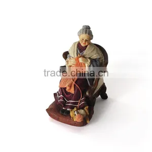 2015 Handmade Crafts Resin Grandma Figurine thumbnail-6