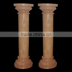 Decorative Natural Marble Roman Round Pillars thumbnail-1