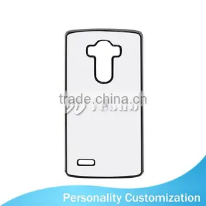 Custom Wholesale 2D Sublimation Printing Stylish DIY Black Plastic TPU 5.5 Inch Mobile Phone Case For LG G4 thumbnail-2