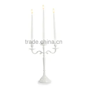 Crystal Ball Candelabra 3 Arms, Crystal Wedding Candelabra Centerpiece thumbnail-3