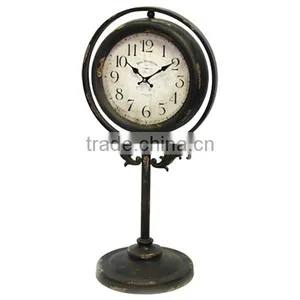 Hot Sale!!!Antique Metal Decorative Floor Standing Clock thumbnail-1