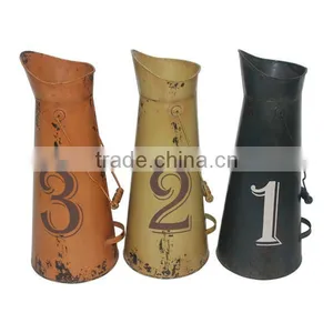 Number Printed Metal Antique Vases Whosale thumbnail-1