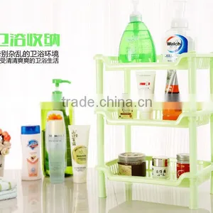 N230 High Quality Multifunctional Bathroom Plastic Triangle Storage Rack thumbnail-2